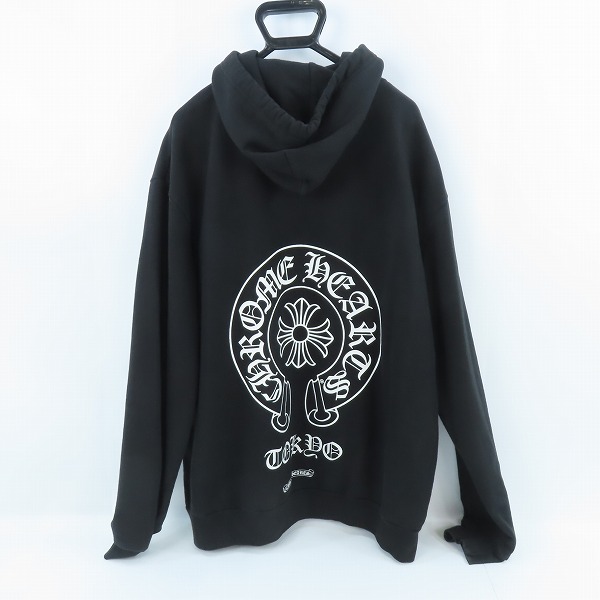 実際に弊社で買取させて頂いた【JPタグ】Chrome Hearts/クロムハーツ ホースシュープリント プルオーバーパーカー 2212-304-5017/Lの画像 1枚目