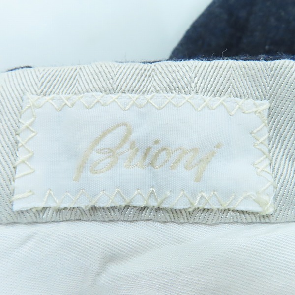 実際に弊社で買取させて頂いたBrioni/ブリオーニ ウール ダブル スラックス/パンツ/56の画像 2枚目