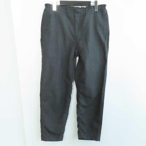 実際に弊社で買取させて頂いたBLACK COMME des GARCONS/ブラックコムデギャルソン ドローコード クロップド パンツ 1H-P015/AD2021/M