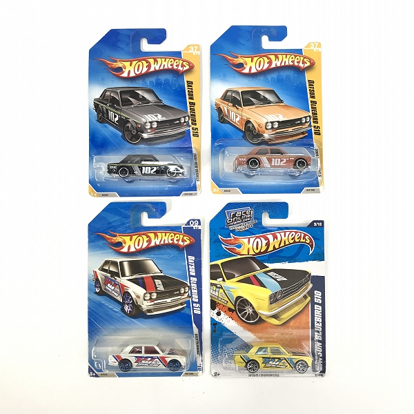 実際に弊社で買取させて頂いた【未開封】Hot Wheels/ホットウィール DATSUN BLUEBIRD 510 NIGHTBURNERZ/2009 NEW MODELS 他 4点セット