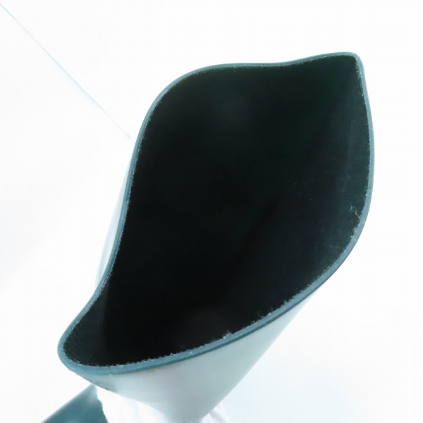 実際に弊社で買取させて頂いたBOTTEGA VENETA/ボッテガヴェネタ パドル ロングブーツ ダークグリーン/41の画像 4枚目