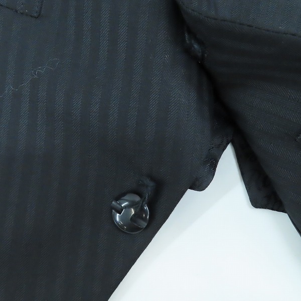 実際に弊社で買取させて頂いたRoen×semantic design/ロエン×セマンティックデザイン ストライプ 3Pスーツ セットアップ/Sの画像 7枚目