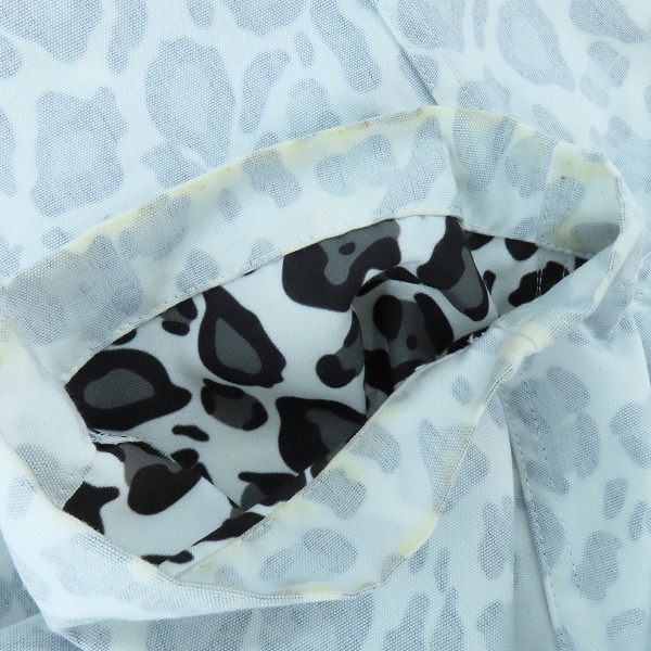 実際に弊社で買取させて頂いたBLACK COMME des GARCONS/ブラック コムデギャルソン レオパード サルエル パンツ 1G-P010/AD2020/M の画像 8枚目