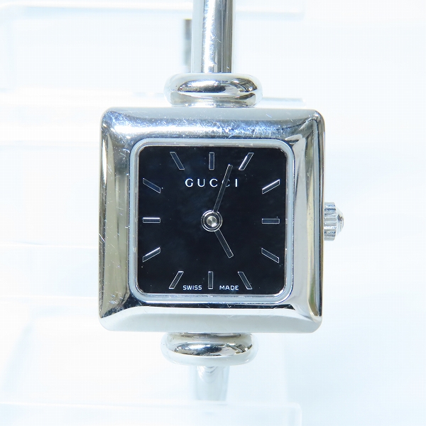 実際に弊社で買取させて頂いたGUCCI/グッチ クォーツ スクエア2針 ブレス ウォッチ/時計 1900L