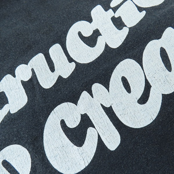 実際に弊社で買取させて頂いた【未使用】READY MADE/レディメイド LS T DESTRUCTION/ロングTシャツ RE-CO-BK-00-00-283/XLの画像 8枚目