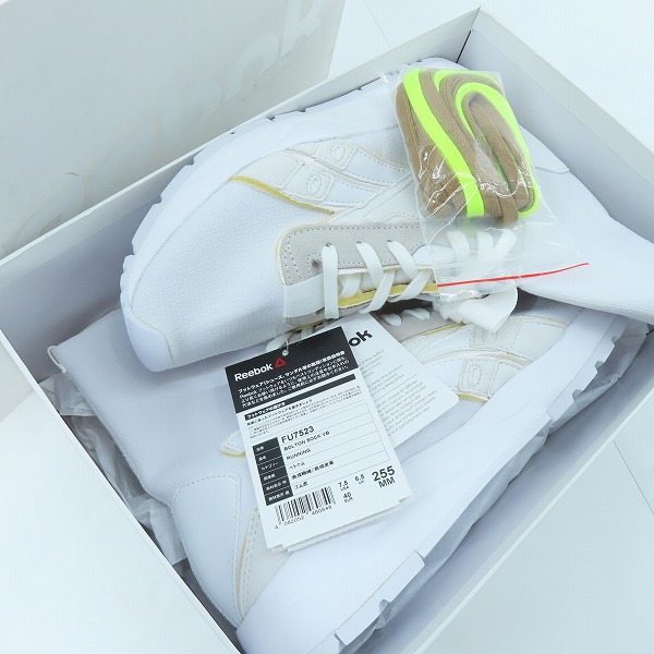 実際に弊社で買取させて頂いたREEBOK x VICTORIA BECKHAM BOLTON SOCK/リーボック x ヴィクトリア・ベッカム BOLTON SOCK FU7523 25.5の画像 8枚目