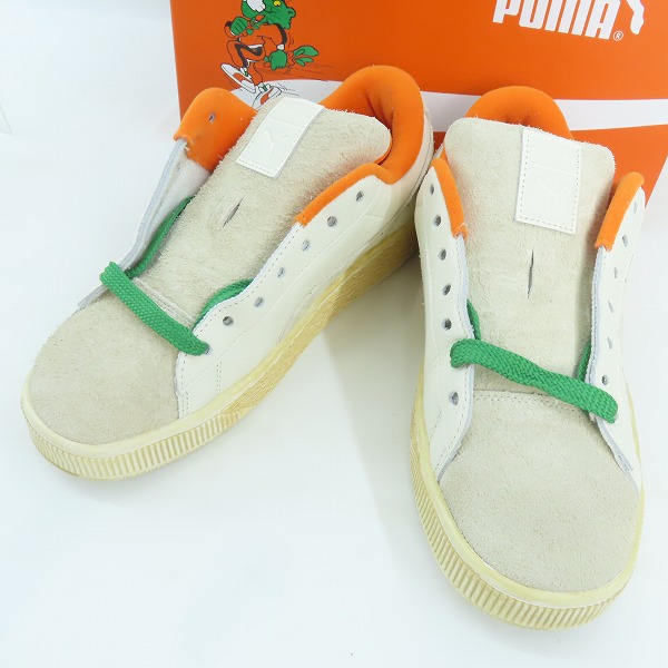 実際に弊社で買取させて頂いたPUMA/プーマ SUEDE XL 2 CARROTS ウォームホワイト 398801-01/27.5