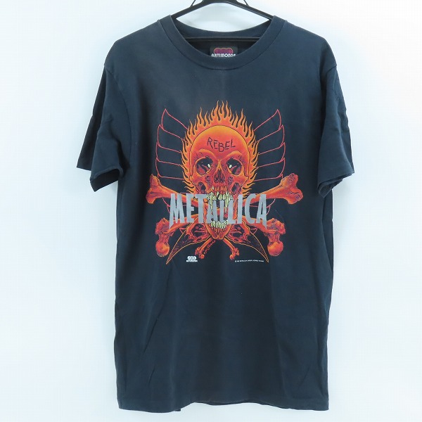 実際に弊社で買取させて頂いたMETALLICA/メタリカ ARTIMONDEボディ1997 バンド ビンテージ プリント 半袖Tシャツ/L