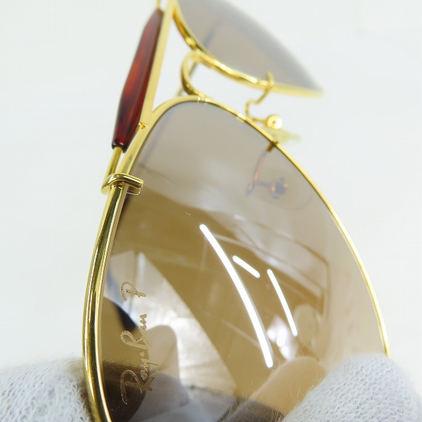 実際に弊社で買取させて頂いたRayBan/レイバン 2005年限定復刻 PREMIUM METAL RB8028-001Kの画像 8枚目