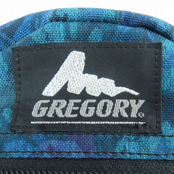 実際に弊社で買取させて頂いたGREGORY/グレゴリー QUICK POCKET/クイックポケット ショルダーバッグ/ポーチ ブルー 花柄/Sの画像 4枚目