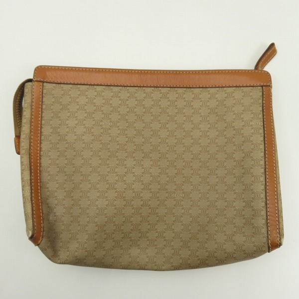 実際に弊社で買取させて頂いたCELINE/セリーヌ ロゴ マカダム柄 クラッチバッグ/ポーチ M07 の画像 1枚目
