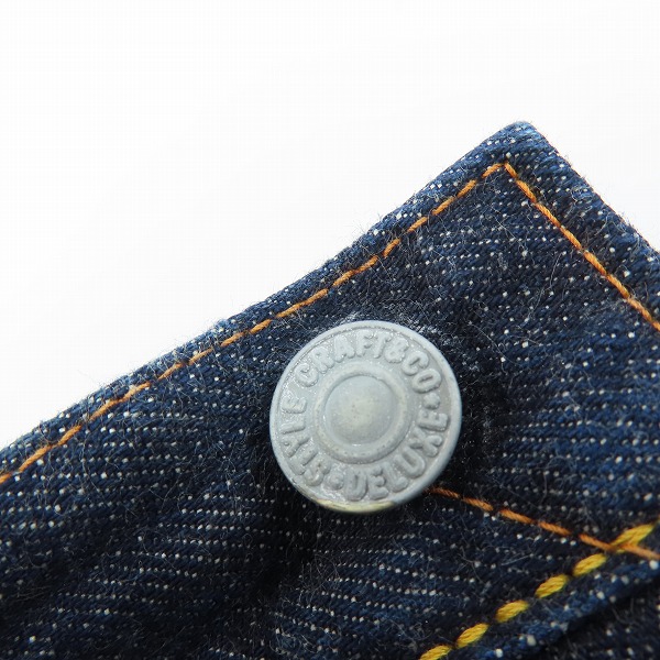 実際に弊社で買取させて頂いたEVISU/エヴィス Lot.2000 No.1 SPECIAL カモメペイント デニムパンツ/35×35の画像 6枚目