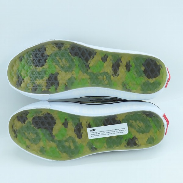 実際に弊社で買取させて頂いたA BATHING APE × Vans/アベイシングエイプ ×バンズ LX Sk8 Mid Reissue83/ VN000MZGCX3/24.5の画像 2枚目