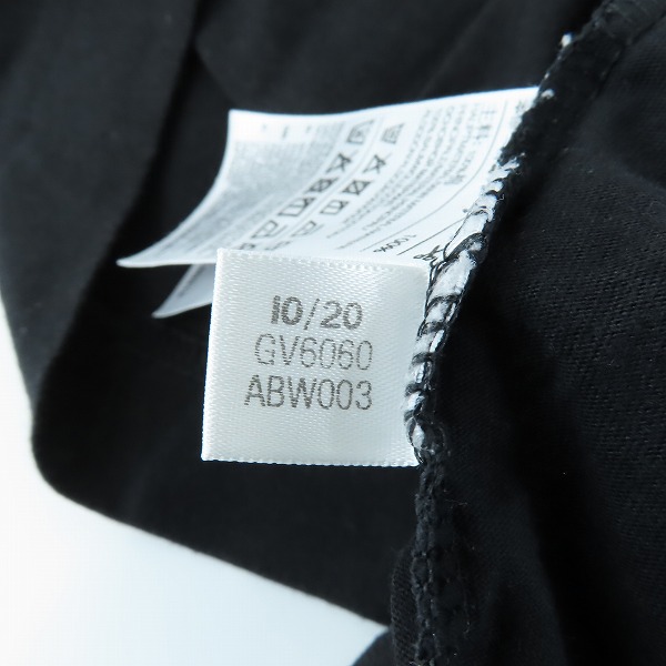 実際に弊社で買取させて頂いたY-3/ワイスリー Yohji Yamamoto×adidas/ヨウジヤマモト×アディダス 21SS スクエアラベル ロゴ Tシャツ GV6060/XLの画像 5枚目