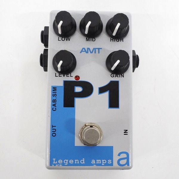 実際に弊社で買取させて頂いたAMT ELECTRONICS/エーエムティーエレクトロニクス P-1 プリアンプ/アンプシミュレーター エフェクター【動作確認済】