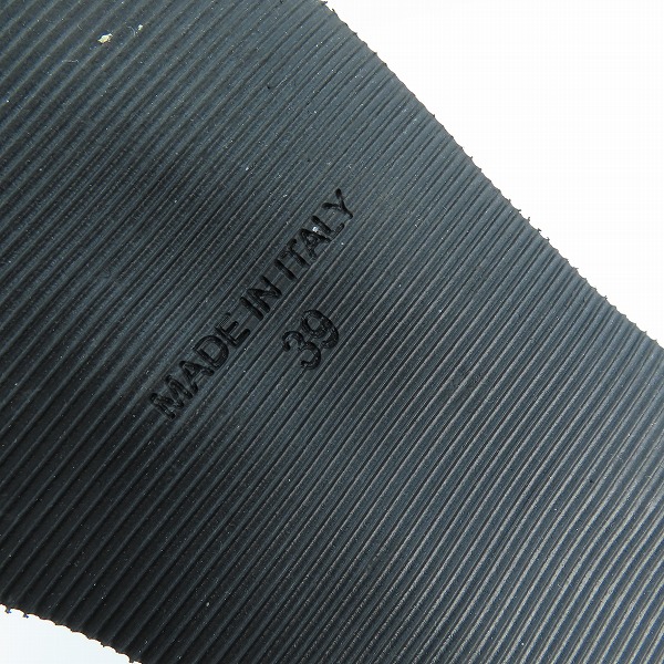 実際に弊社で買取させて頂いたANN DEMEULEMEESTER/アン ドゥムルメステール ハイカット サイドジップ スニーカー シルバー/39の画像 5枚目