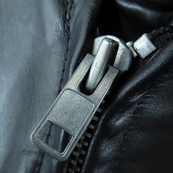 実際に弊社で買取させて頂いたSchott/ショット Lot.641 シングルライダースジャケット/38の画像 6枚目