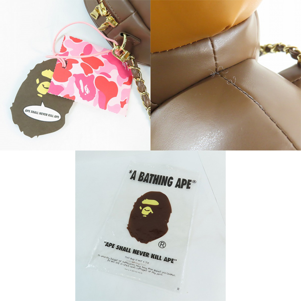 実際に弊社で買取させて頂いた【未使用】A BATHING APE/アベイシングエイプ BABY MILO PLUSH DOLL CHAIN SHOULDER BAG  ショルダーバッグ の画像 9枚目