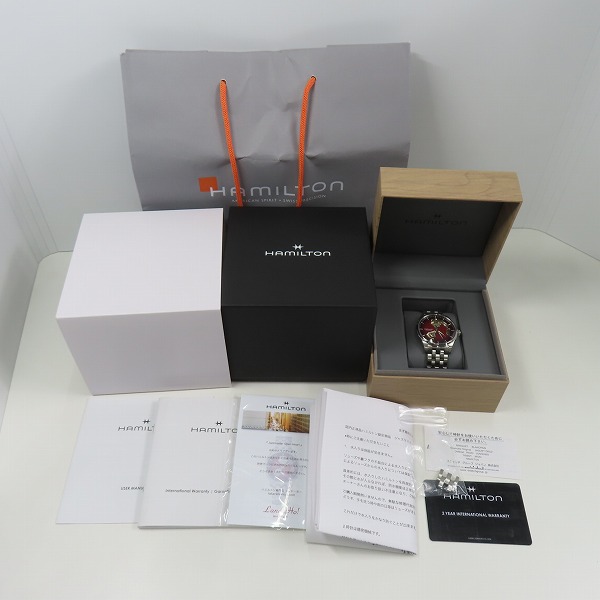 実際に弊社で買取させて頂いたHAMILTON/ハミルトン ジャズマスター Open Heart Auto 自動巻き 腕時計 H32675170の画像 8枚目