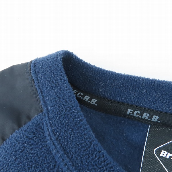 実際に弊社で買取させて頂いたF.C.RealBristol/エフシーレアルブリストル POLARTEC MICRO FLEECE L/S TOP フリース FCRB-192043 Lの画像 4枚目