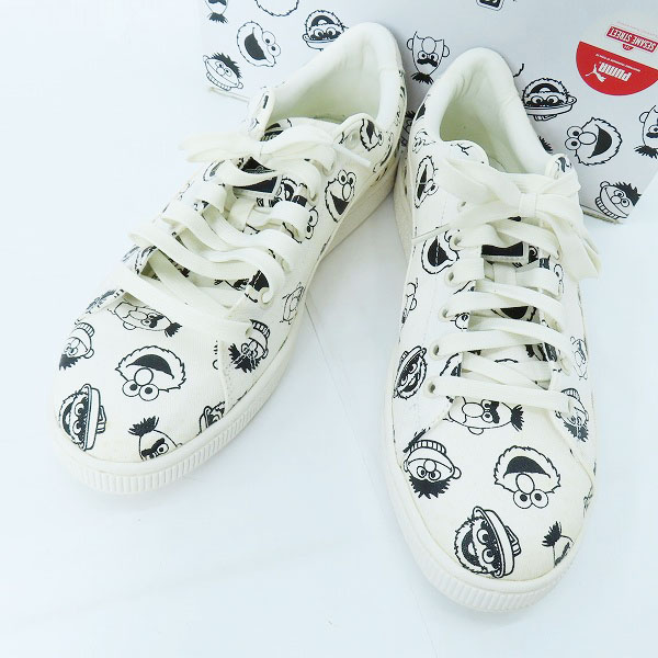 実際に弊社で買取させて頂いたPUMA×SESAME STREET/プーマ×セサミストリート ローカットスニーカー 363220-01/29