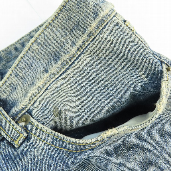 実際に弊社で買取させて頂いたSaint Laurent Paris/サンローランパリ ダメージ デニムパンツ/ジーンズの画像 4枚目