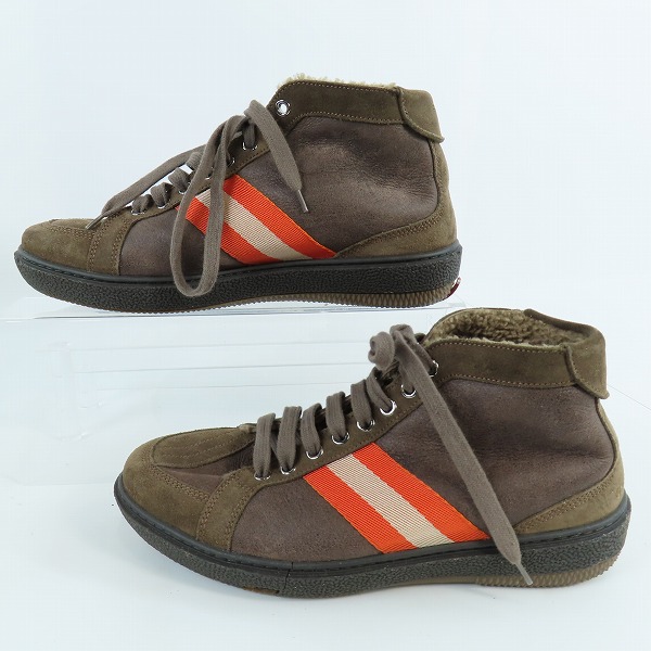 実際に弊社で買取させて頂いた【観賞用】BALLY/バリー 160th anniversary ハイカットスニーカー/7Eの画像 3枚目