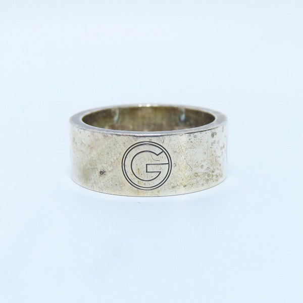 実際に弊社で買取させて頂いたGUCCI/グッチ Gロゴ シルバー925 リング/指輪/17号の画像 3枚目