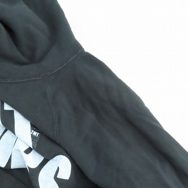 実際に弊社で買取させて頂いたTMT×BE＠RBRICK/ティーエムティー×ベアブリック コットン パーカー ブラック TSW-S20BA01/Sの画像 7枚目