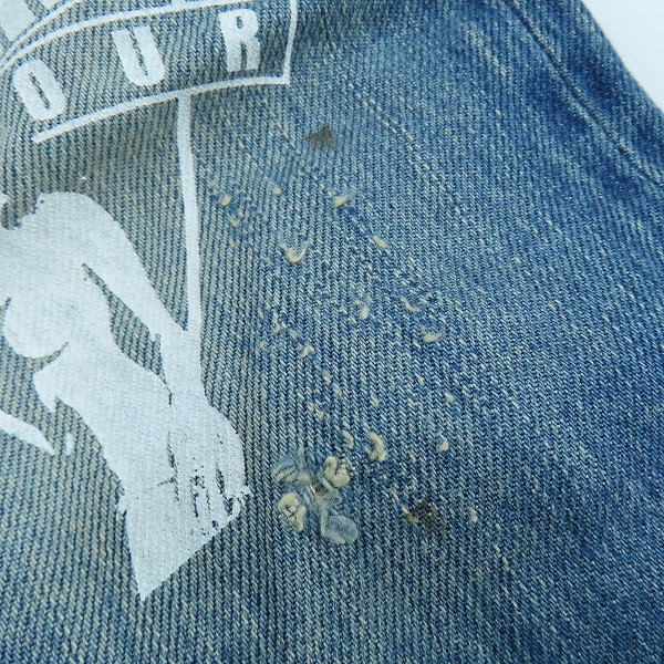 実際に弊社で買取させて頂いたHYSTERIC GLAMOUR/ヒステリックグラマー SP加工 COLLAGE デニムパンツ ペイント加工 0241AP19/W29L32の画像 7枚目