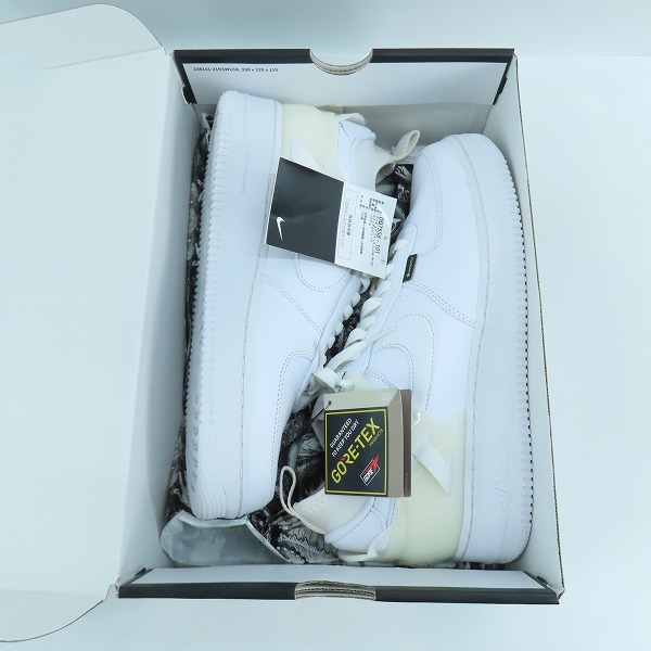 実際に弊社で買取させて頂いた【未使用】NIKE×UNDERCOVER/ナイキ×アンダーカバー AIR FORCE 1 LOW/エアフォース１ ロー ホワイト DQ7558-101/27.5の画像 8枚目