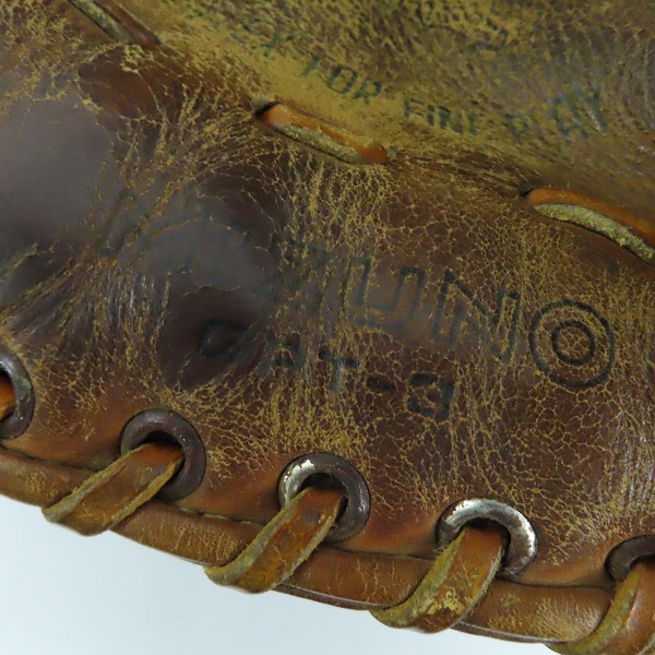 実際に弊社で買取させて頂いたMizuno/ミズノ Multi Hinge ワールドウィン GPT-3 硬式 投手 右投げ用 グローブの画像 7枚目