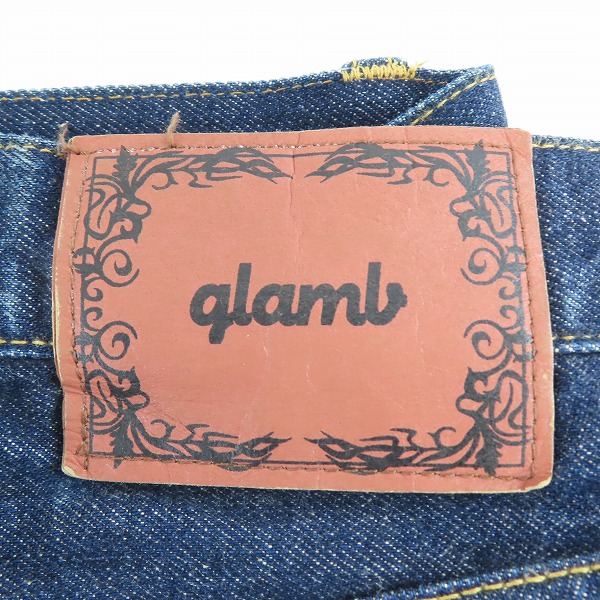 実際に弊社で買取させて頂いたglamb/グラム インディゴデニムパンツ/ペインターパンツ GB09WT/P14/2の画像 6枚目
