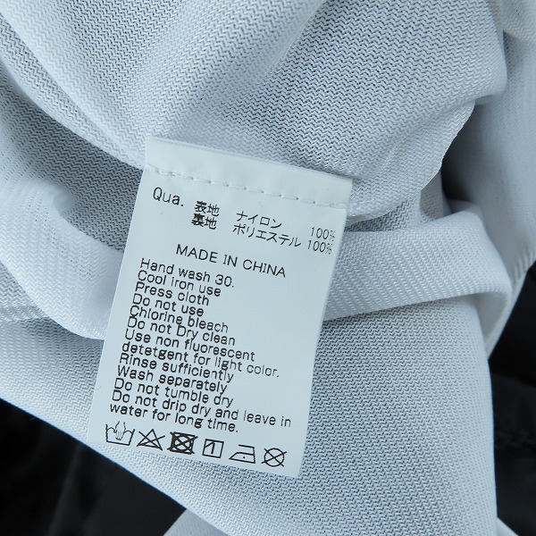 実際に弊社で買取させて頂いた(3)【未使用】FR2 × SNKRDUNK/エフアールツー × スニーカーダンク Angel Coach Jacket Black FRC2905/Mの画像 5枚目