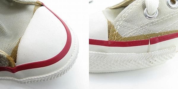 実際に弊社で買取させて頂いたCONVERSE/コンバース 80s ヴィンテージ/ビンテージ USA製/銀箱 ALL STAR/オールスター スニーカー 1-9615/7の画像 7枚目