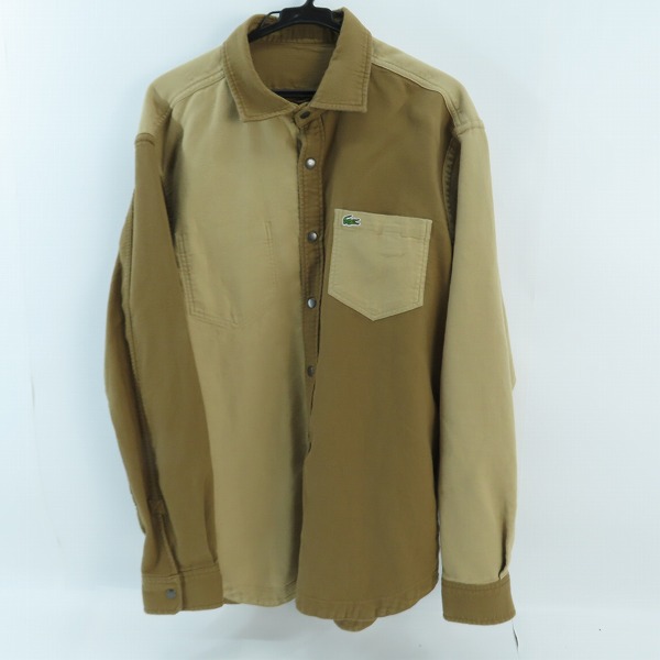実際に弊社で買取させて頂いたLACOSTE/ラコステ カラーブロック リバーシブル シャツ CH5823 M