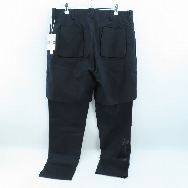 実際に弊社で買取させて頂いた【未使用】mastermind JAPAN×OVERTHESTRiPES/マスターマインドジャパン×オーバーザストライプス ドッキングパンツ Lの画像 1枚目