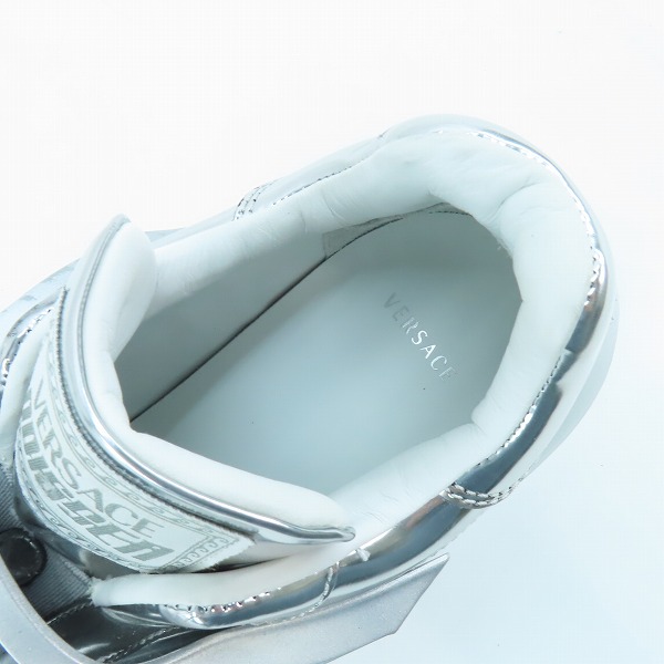 実際に弊社で買取させて頂いたVERSACE/ヴェルサーチ odissea/オデュッセイ メデューサ スニーカー/43の画像 4枚目