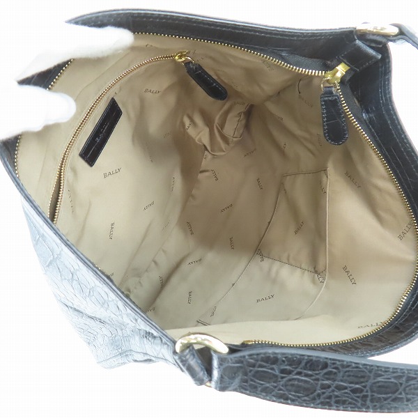 実際に弊社で買取させて頂いたBALLY/バリー クロコ型押し/肩がけバッグの画像 3枚目
