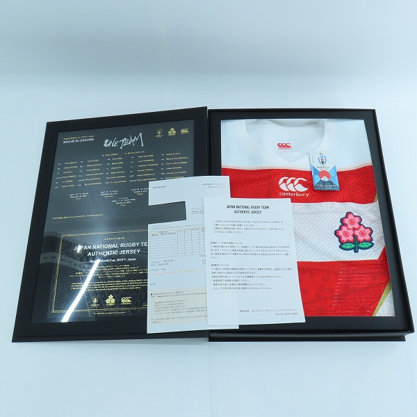 実際に弊社で買取させて頂いた【未使用】canterbury/カンタベリー RWC 2019 JAPAN 1000着限定 ラグビー日本代表 オーセンティックジャージ VWR39580/Lの画像 8枚目