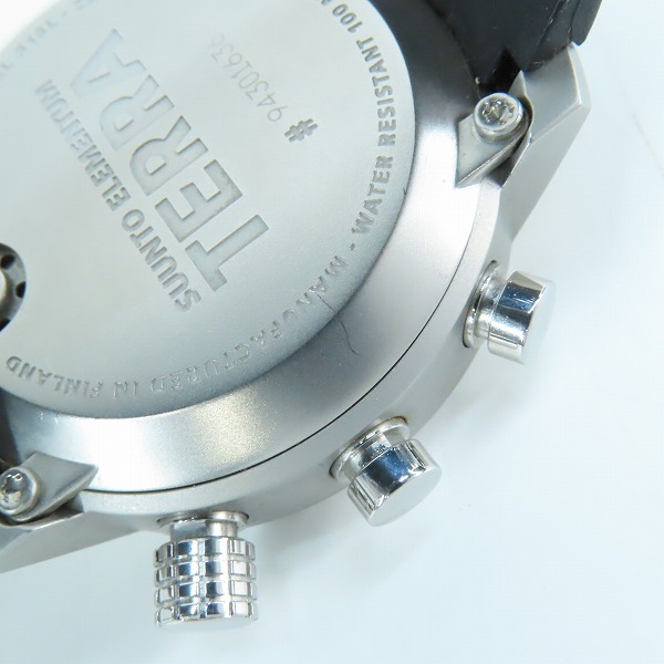 実際に弊社で買取させて頂いたSUUNTO/スント ELEMENTUM TERRA /エレメンタムテラ 替えベルト付き 腕時計 SS014523000の画像 5枚目