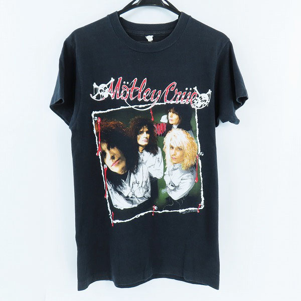 実際に弊社で買取させて頂いたMötley Crüe/モトリー・クルー 80s ヴィンテージ Dr.Feelgood フォトプリント Tシャツ/バンT