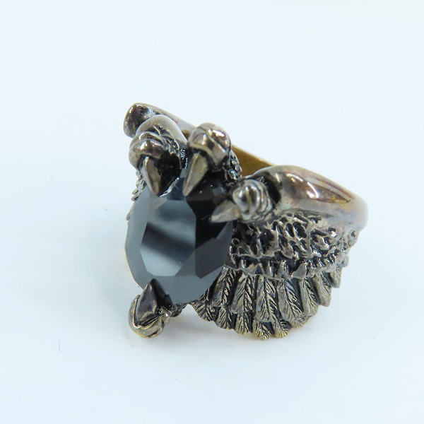 実際に弊社で買取させて頂いたプレミアムバンダイ 仮面ライダーオーズ アンク SV925 リング 鷹爪 ブラックジリコン 18号-18.5号