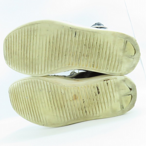 実際に弊社で買取させて頂いた【難有り】RICK OWENS/リックオウエンス GEOBASKET ジオバスケット ハイカットスニーカー/39の画像 2枚目