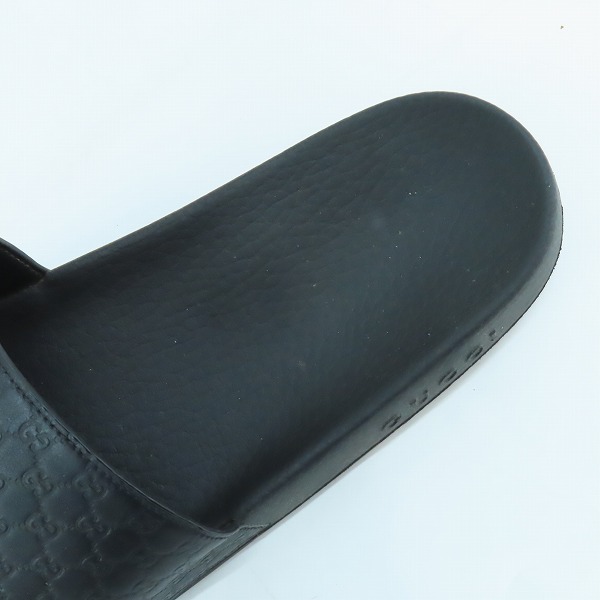 実際に弊社で買取させて頂いたGUCCI/グッチ GG柄 スライドサンダル/9の画像 4枚目