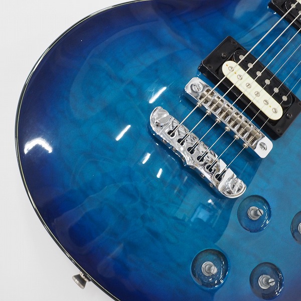 実際に弊社で買取させて頂いた★Aria Pro Ⅱ/アリアプロ2 Original Custom body レスポールシェイプ エレキギター チューナー搭載 ソフトケース付の画像 5枚目