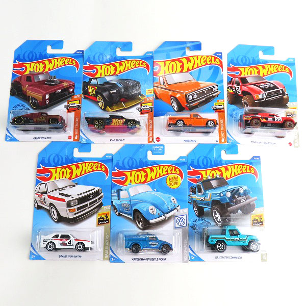実際に弊社で買取させて頂いた【おまとめ/未開封】Hot Wheels/ホットウィール ERIKENSTEIN ROD/SOLID MUSCLE/'67 JEEPSTER COMMANDO 他