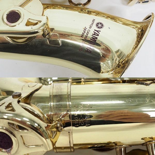 実際に弊社で買取させて頂いた★YAMAHA/ヤマハ YAS-32 アルトサックス ゴールド ハードケース付きの画像 3枚目