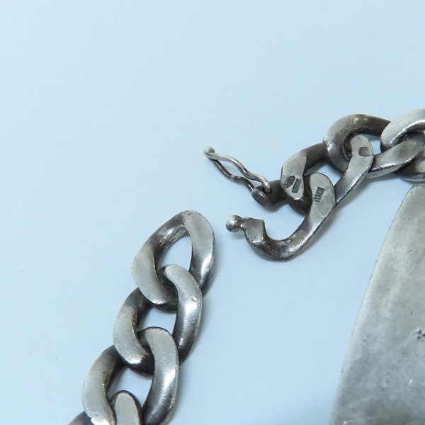 実際に弊社で買取させて頂いたMartin Margiela/マルタンマルジェラ IDブレスレット シルバー SI8UY0004の画像 6枚目