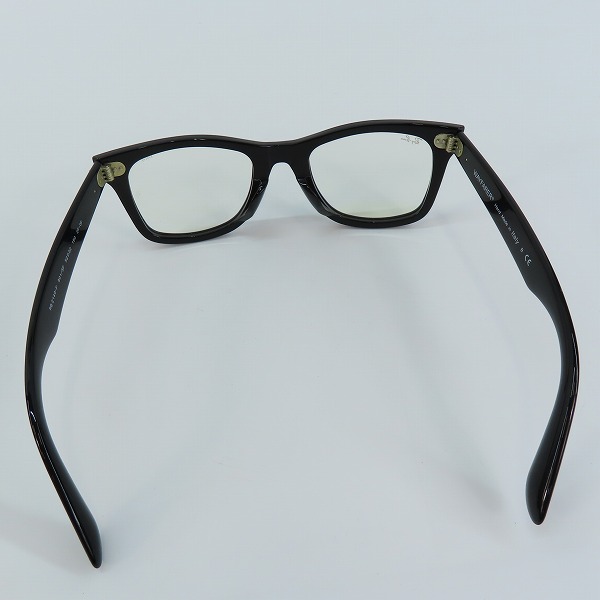 実際に弊社で買取させて頂いたRay-Ban/レイバン WAYFARER/ウェイファーラー メガネ/アイウェア RB2140-F 901の画像 2枚目